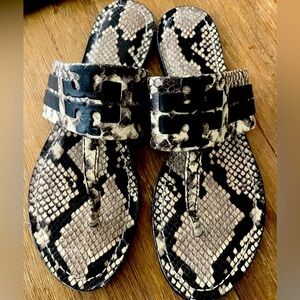 Tory Burch sandals leather great used condition - size 9